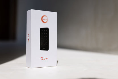 Glow: Portable Red Light Therapy Device - Slimmest Handheld Solution for On-the-Go Relief