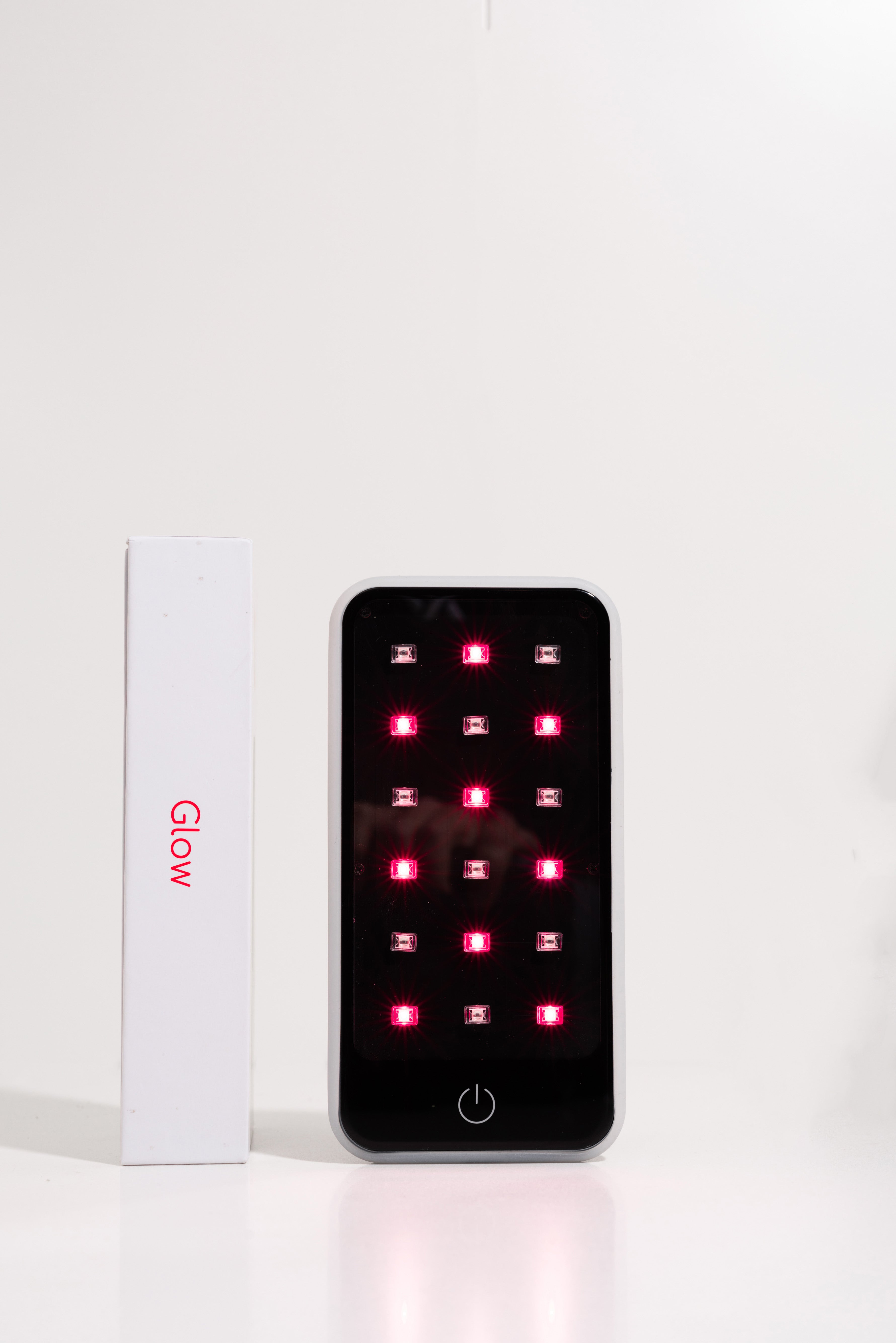 Glow: Portable Red Light Therapy Device - Slimmest Handheld Solution for On-the-Go Relief