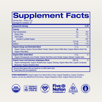 Organic Pre-Workout Powder