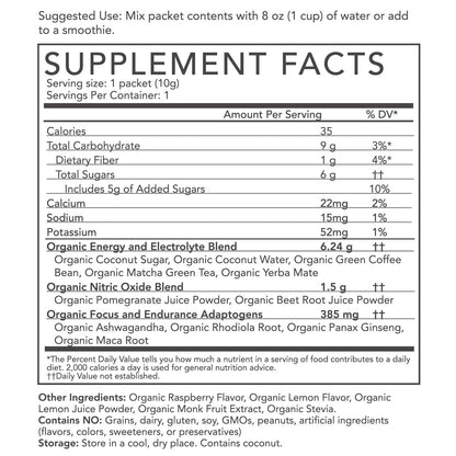 Organic Pre-Workout Powder