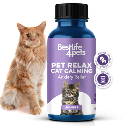 Pet Relax Anxiety and Stress Relief for Cats by BestLife4Pets