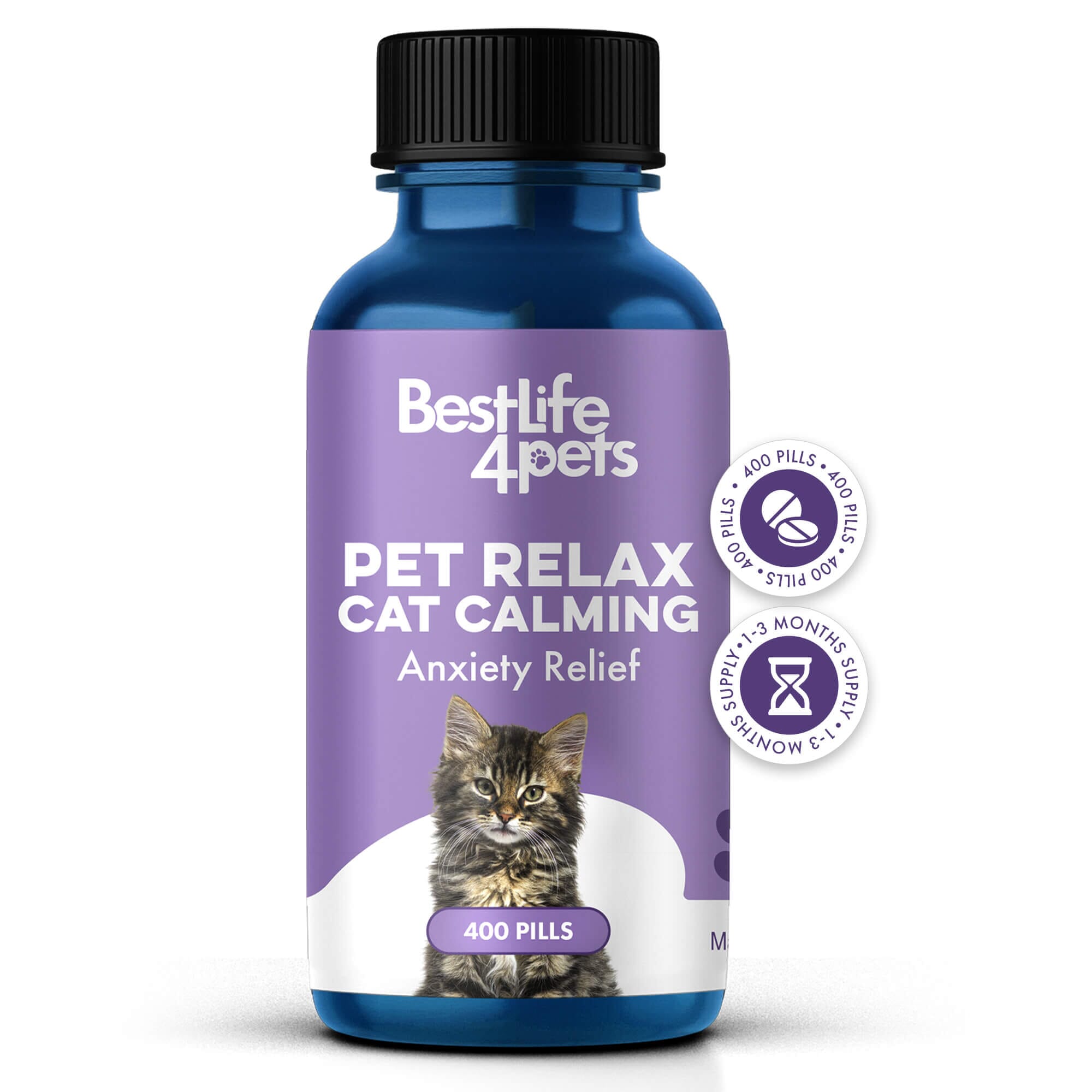 Pet Relax Anxiety and Stress Relief for Cats by BestLife4Pets
