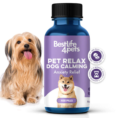 Pet Relax Dog Anxiety and Calming Relief Formula by BestLife4Pets