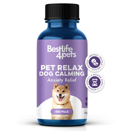 Pet Relax Dog Anxiety and Calming Relief Formula by BestLife4Pets