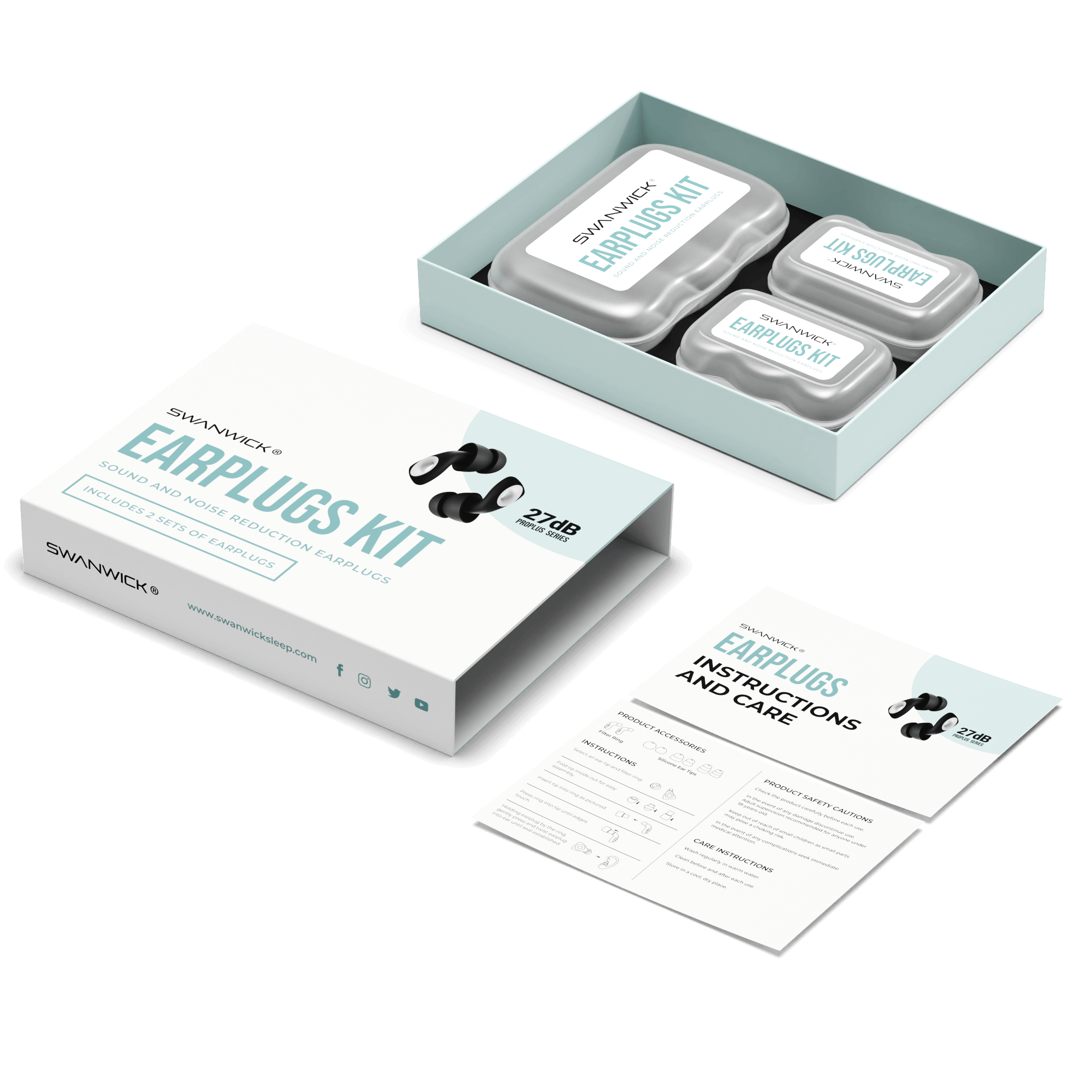 Reusable Earplugs Kit