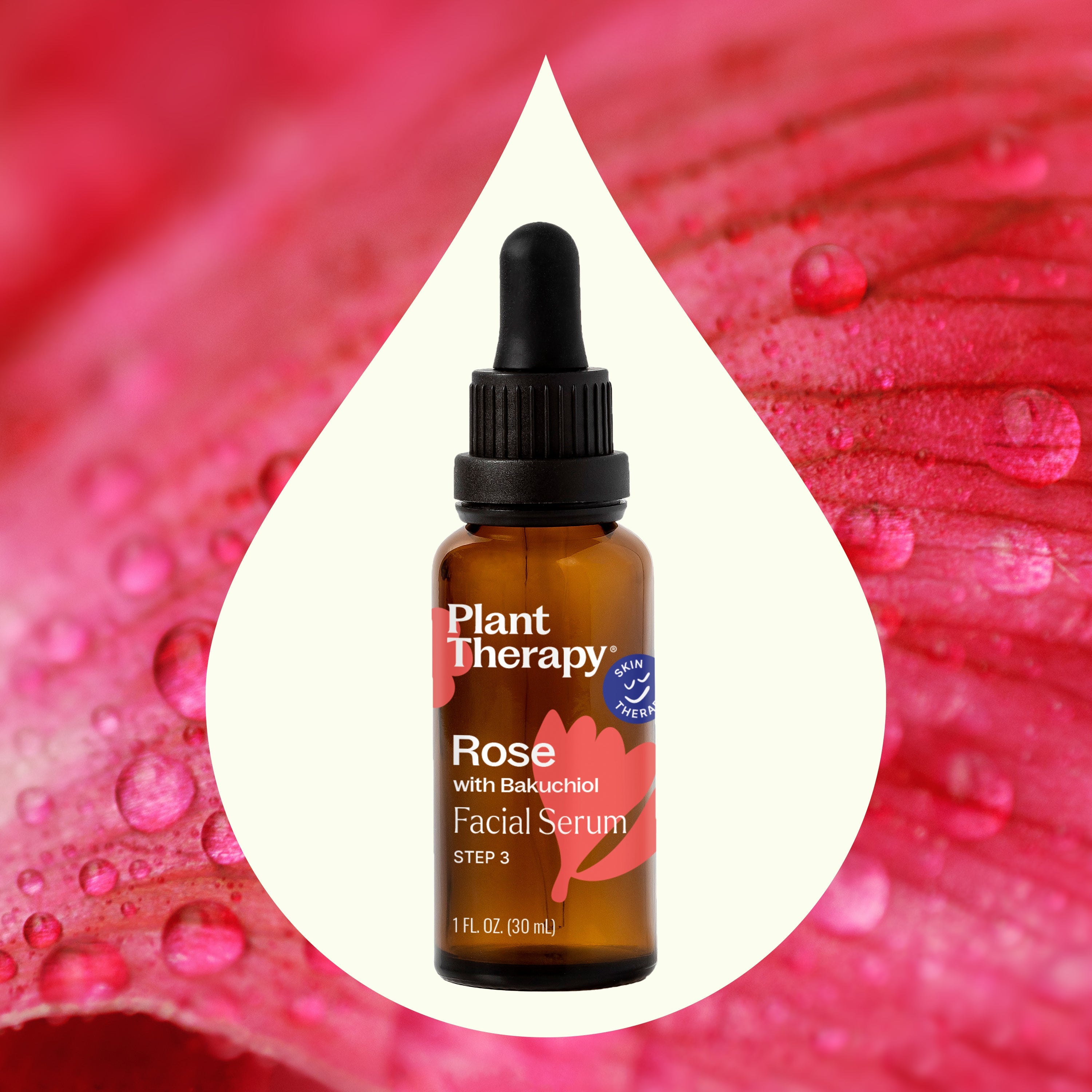 Rose with Bakuchiol Facial Serum by Plant Therapy