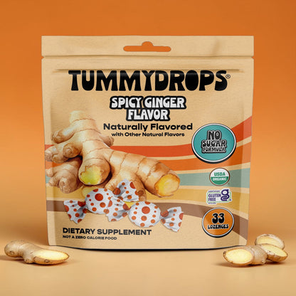 No Sugar Ginger Tummydrops, 33 ct