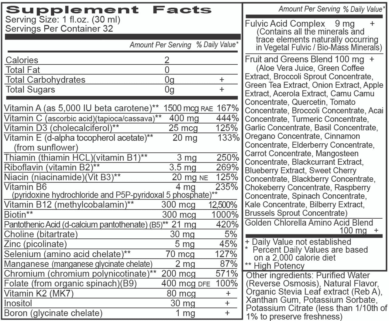 Super Multi Liquid Multivitamin, 32 Oz.