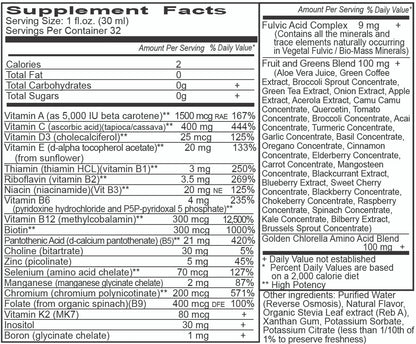 Super Multi Liquid Multivitamin, 32 Oz.