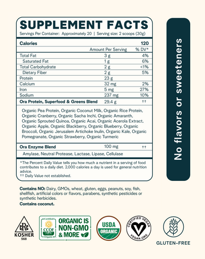 Organic Plant-based Protein Powder
