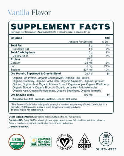 Organic Plant-based Protein Powder