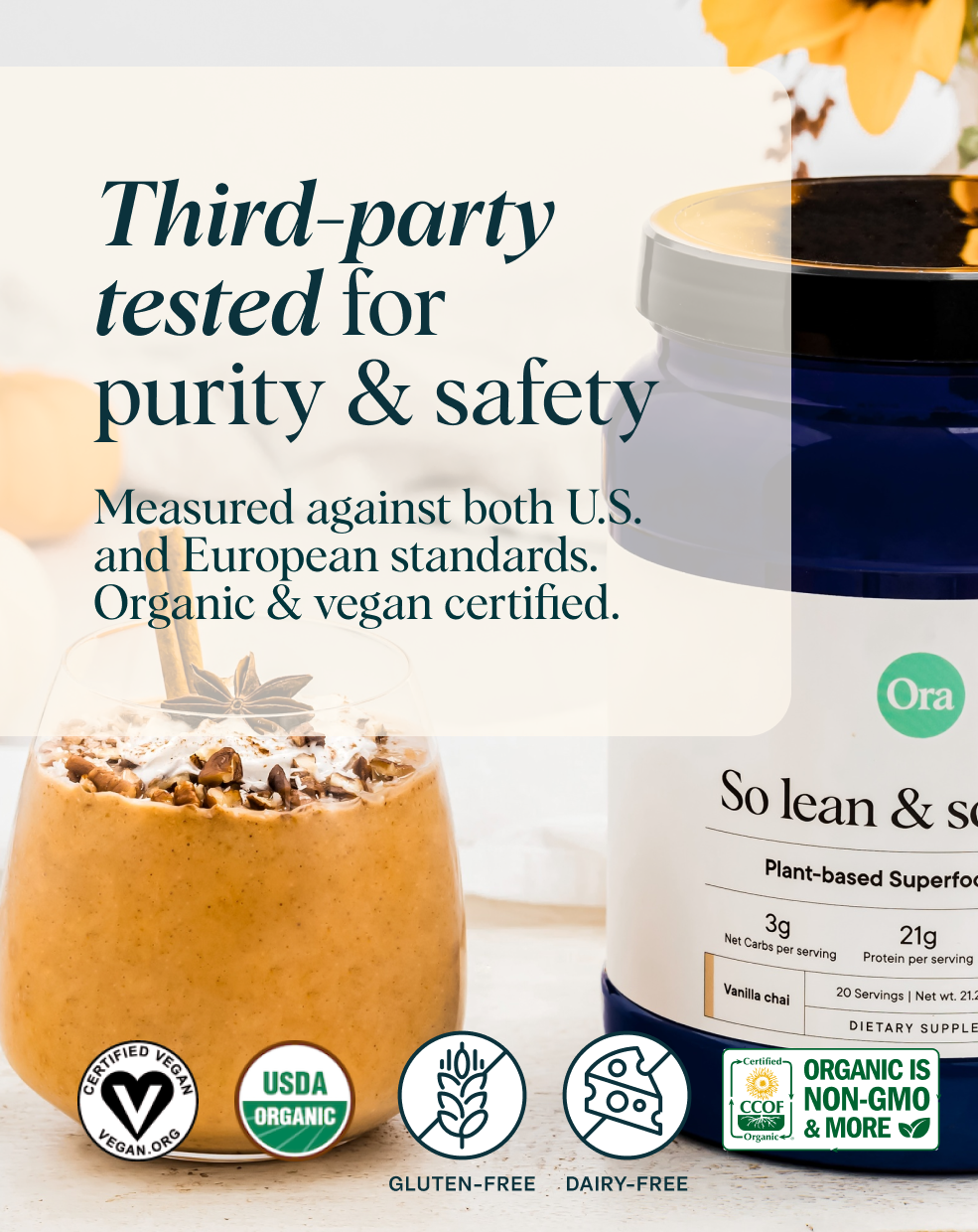 Organic Plant-based Protein Powder