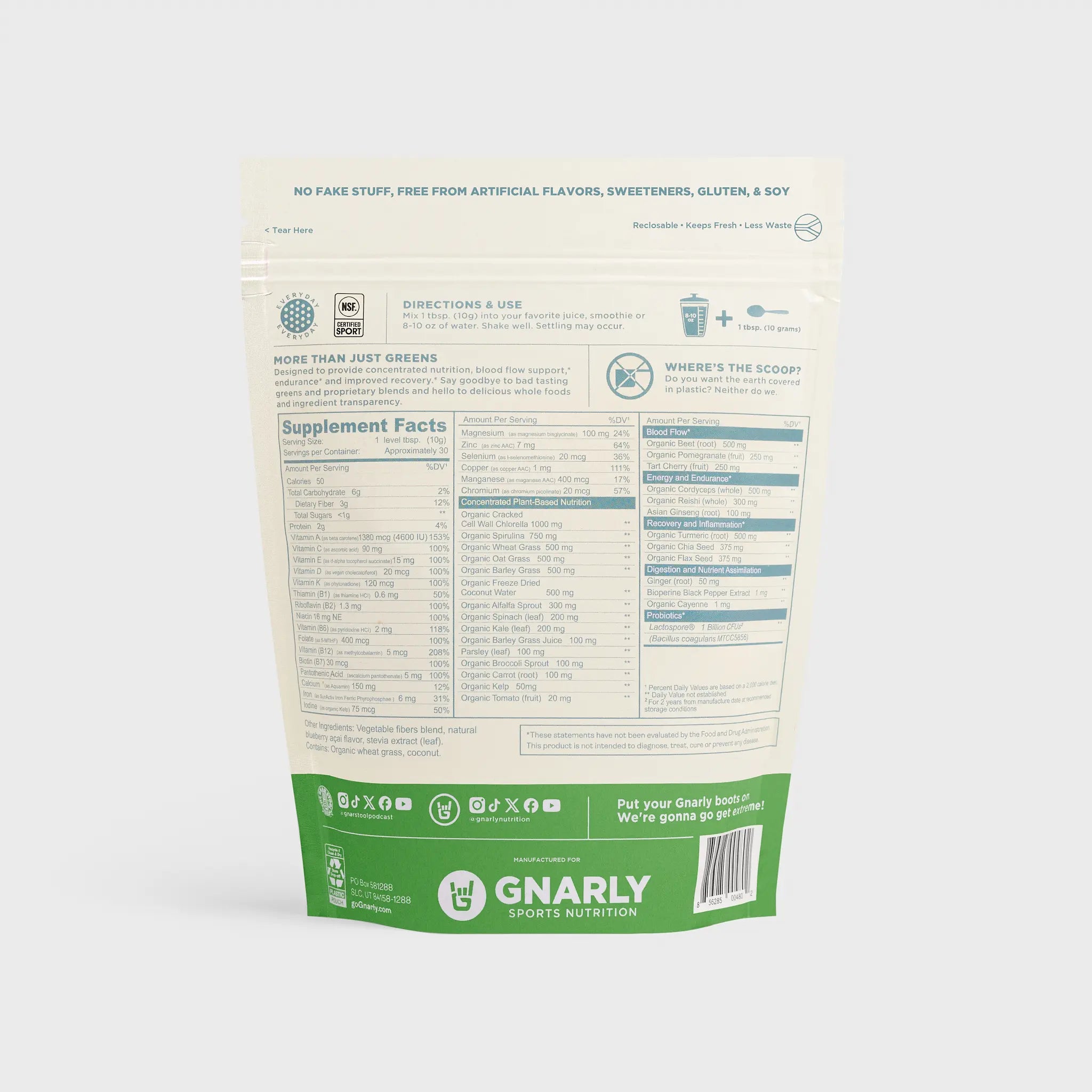Gnarly Performance Greens by Gnarly Nutrition