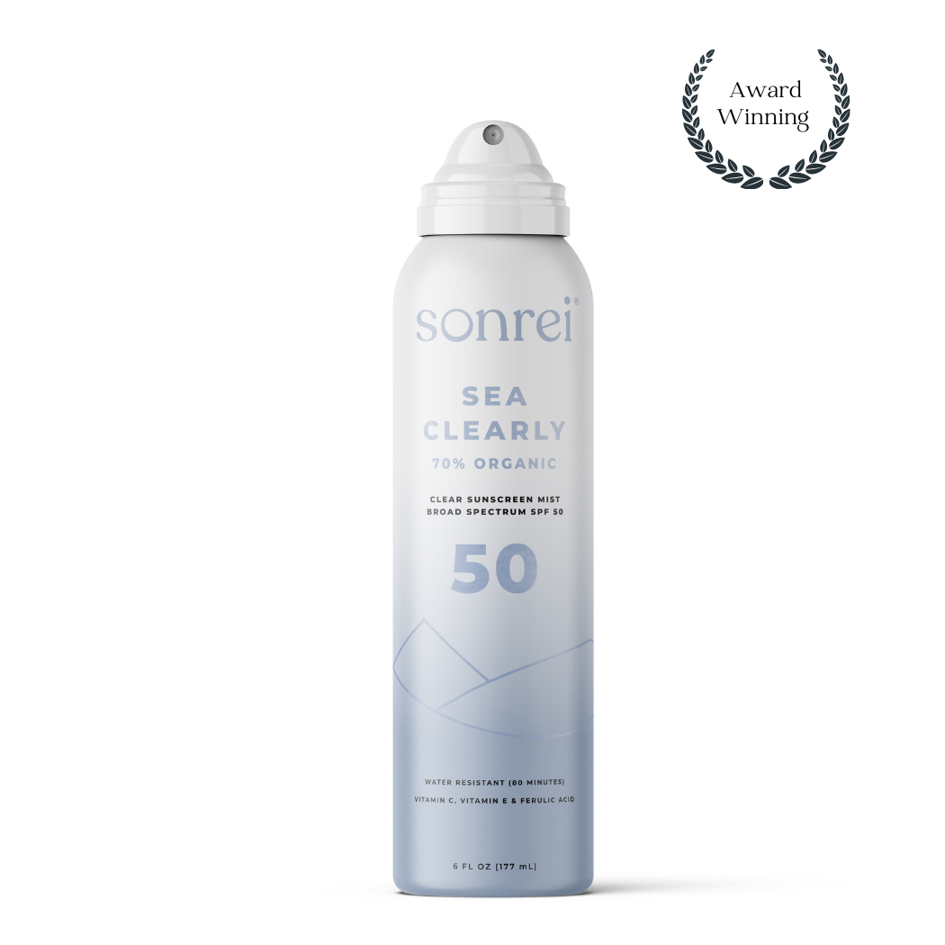Sea Clearly® Organic SPF 50 Clear Body Mist Sunscreen by Sonrei