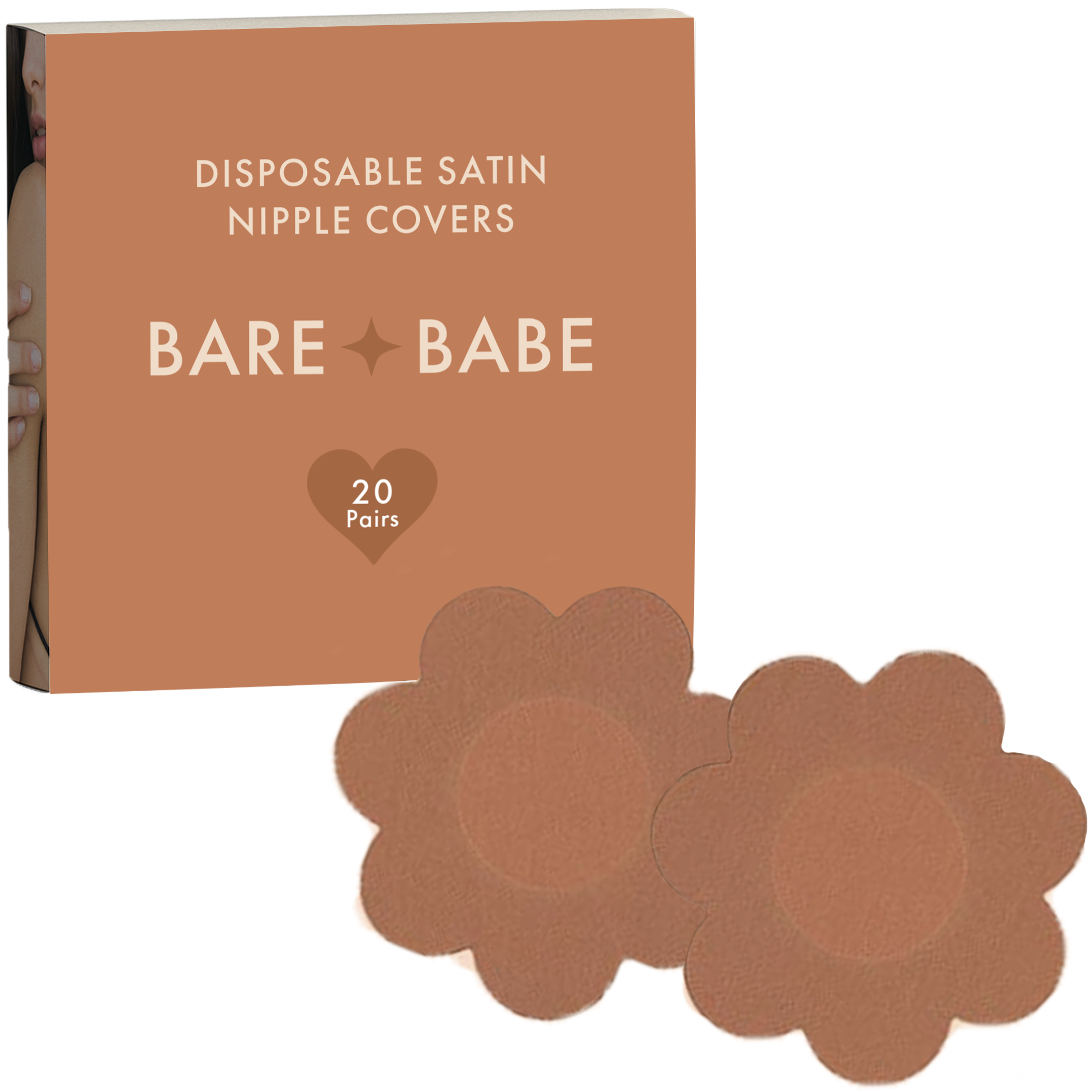 Satin Nipple Pasties - 40 Pack