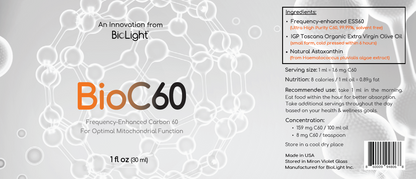 BioC60: Antioxidant for Longevity & Energy | Regular & Concentrated