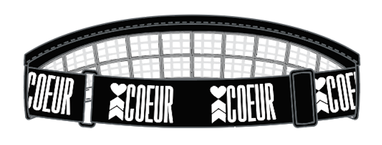 COEUR Visor  w/ 20 cooling pieces V 2.0 Blue