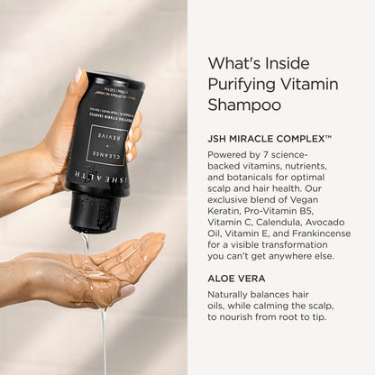 Purifying Vitamin Shampoo - Cleanse + Revive