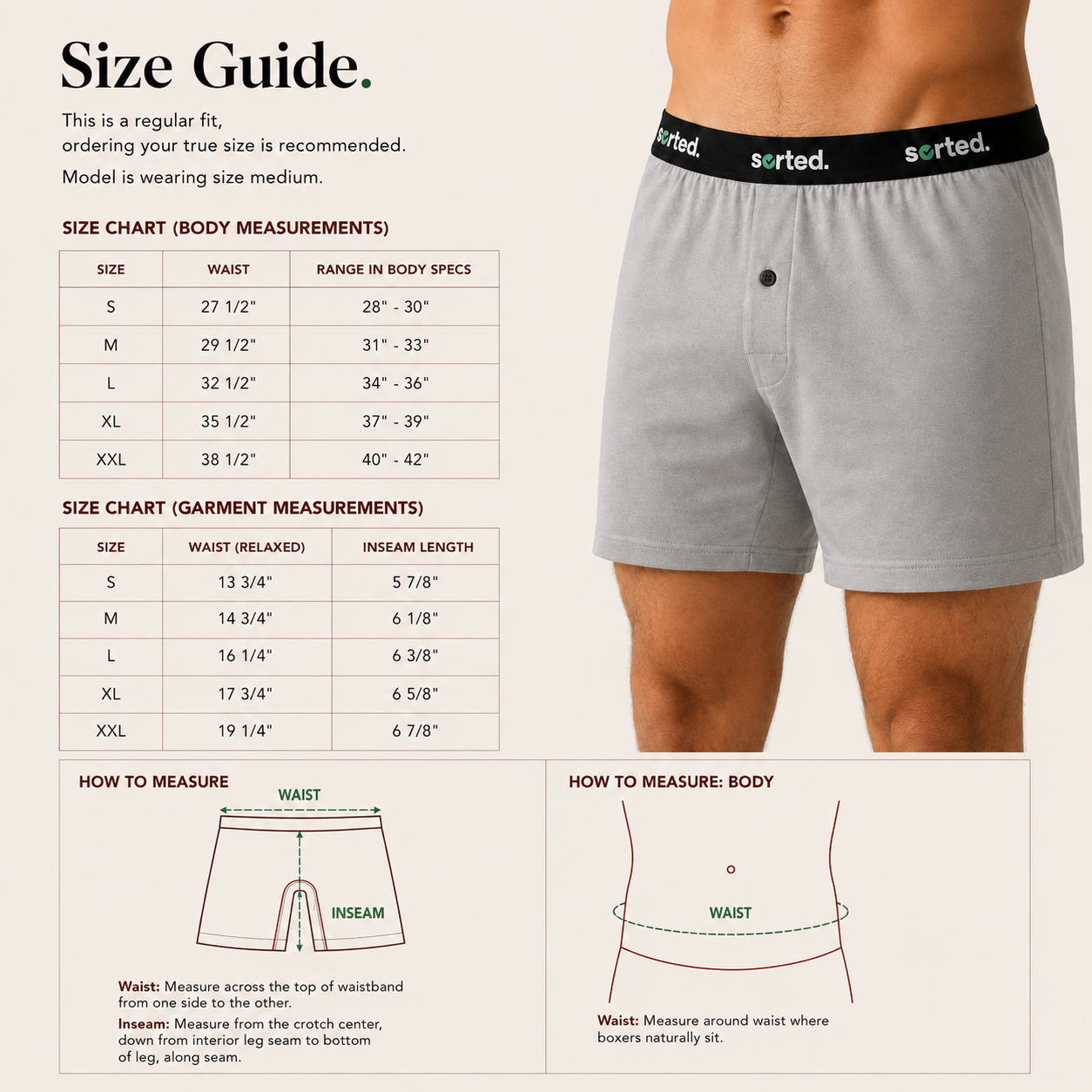100% Organic Cotton Boxers
