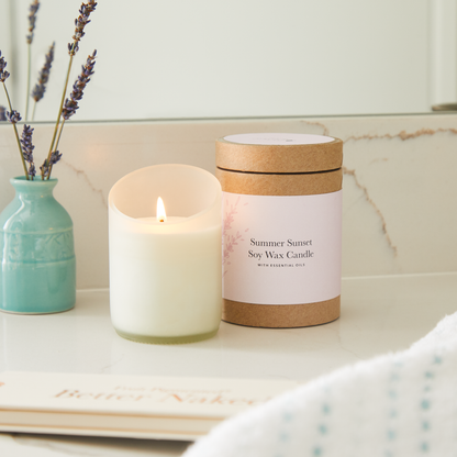 Summer Sunset Soy Wax Candle