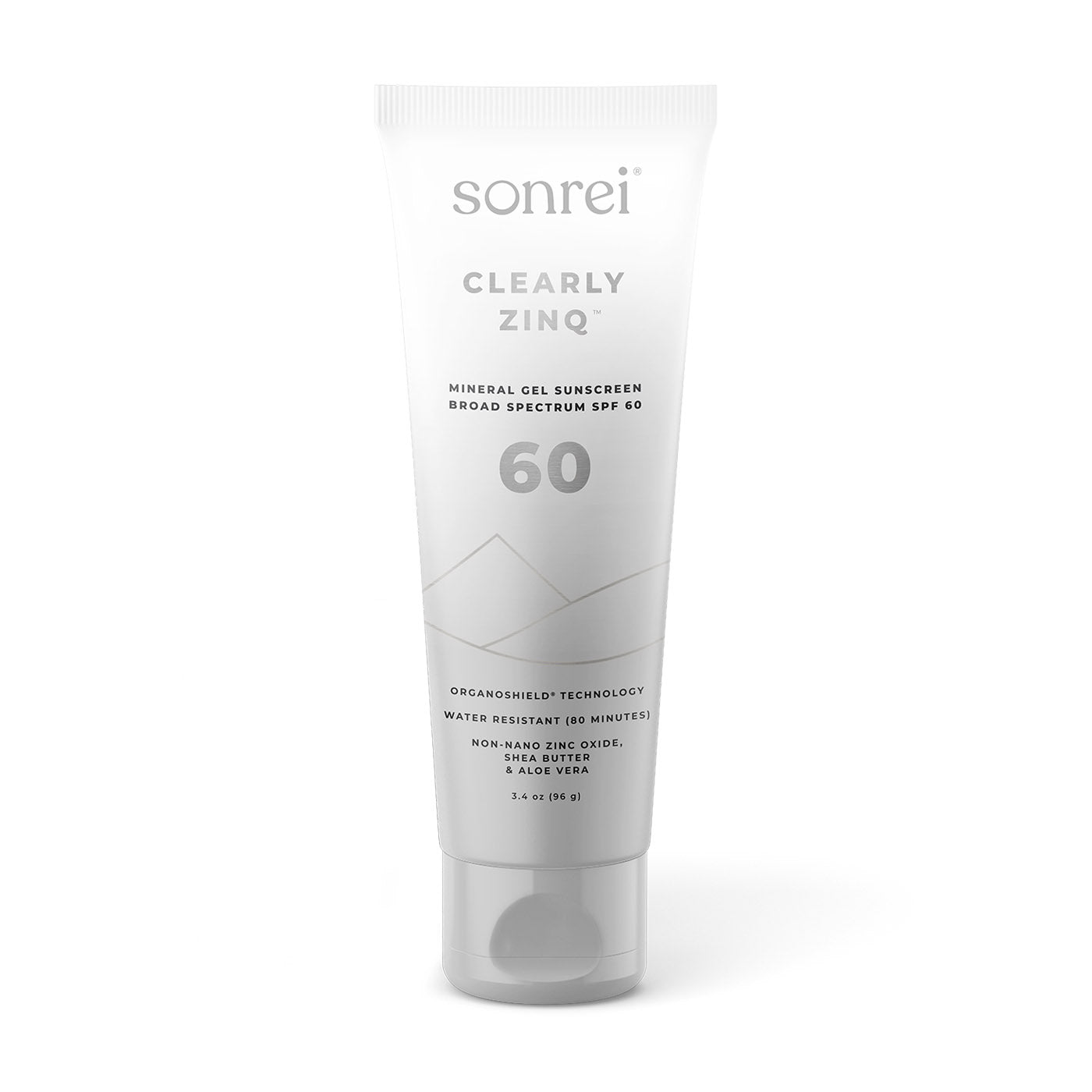 Clearly Zinq® SPF 60 Mineral Body Gel Sunscreen by Sonrei