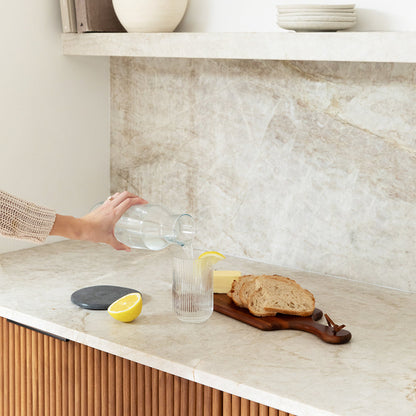 Stone Saucer - 2 Small by Dorai Home | Quick-Drying Home Essentials