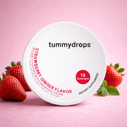 Strawberry Ginger Tummydrops, 18 ct