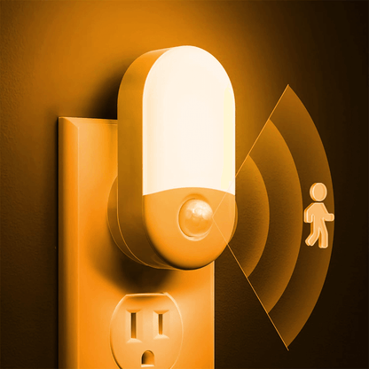 Anti-Blue LED Night Light Motion Sensor - Amber