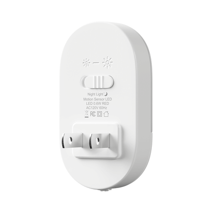 Anti-Blue LED Night Light Motion Sensor - Red