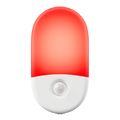 Anti-Blue LED Night Light Motion Sensor - Red