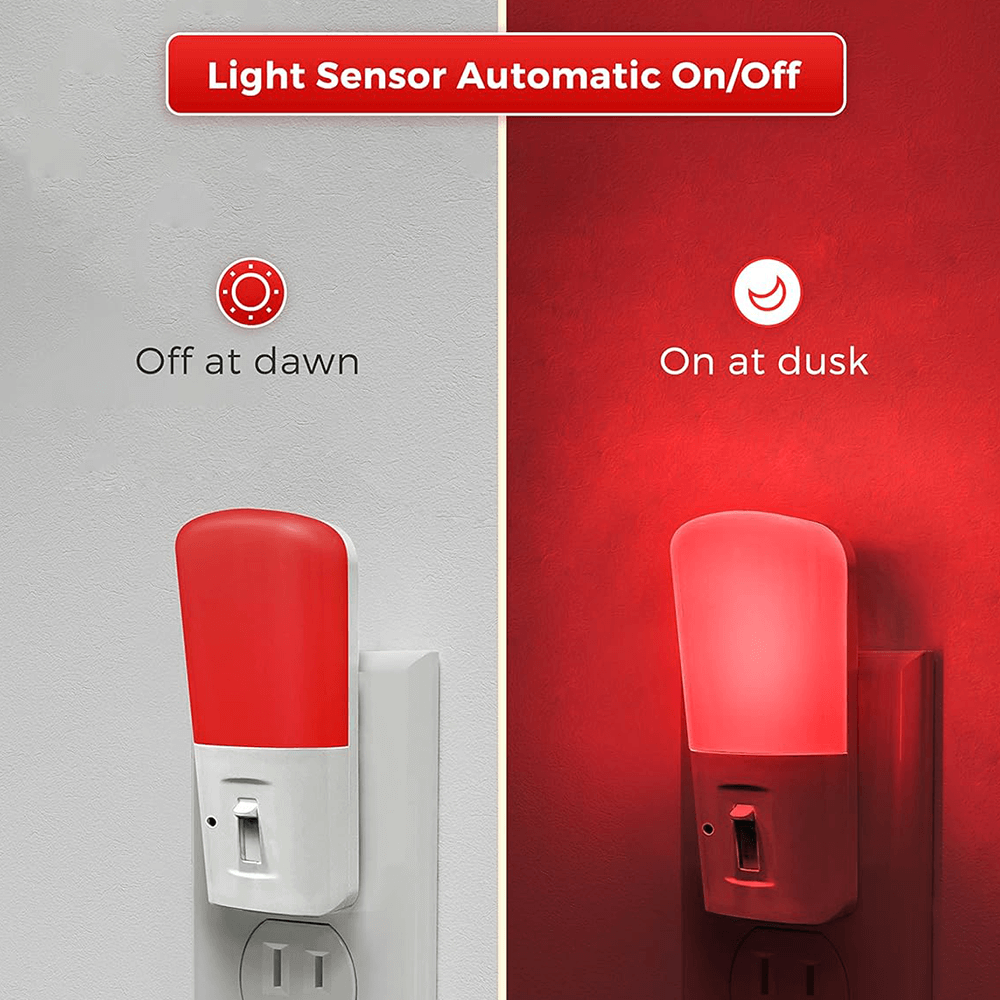 Anti-Blue LED Night Light - Red