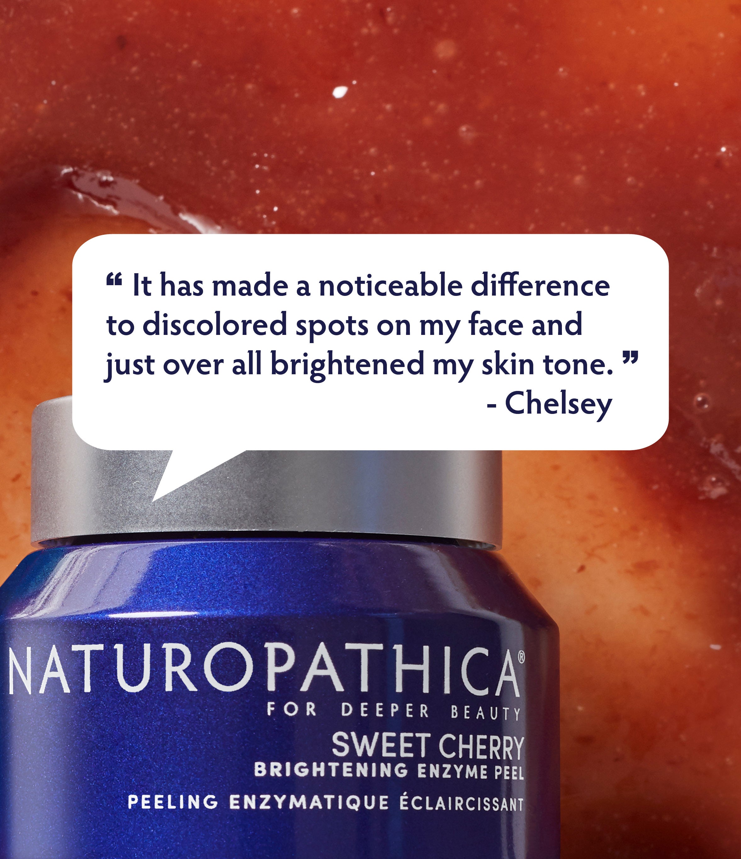 Sweet Cherry Brightening Enzyme Peel by Naturopathica