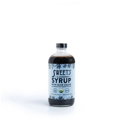 Elderberry Syrup with Blue Agave - Organic