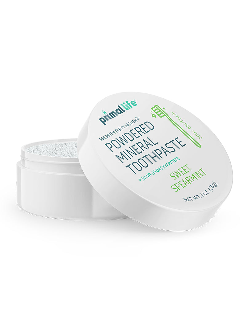 Toothpowder /  Powdered Mineral Toothpaste by Primal Life Organic II LLC