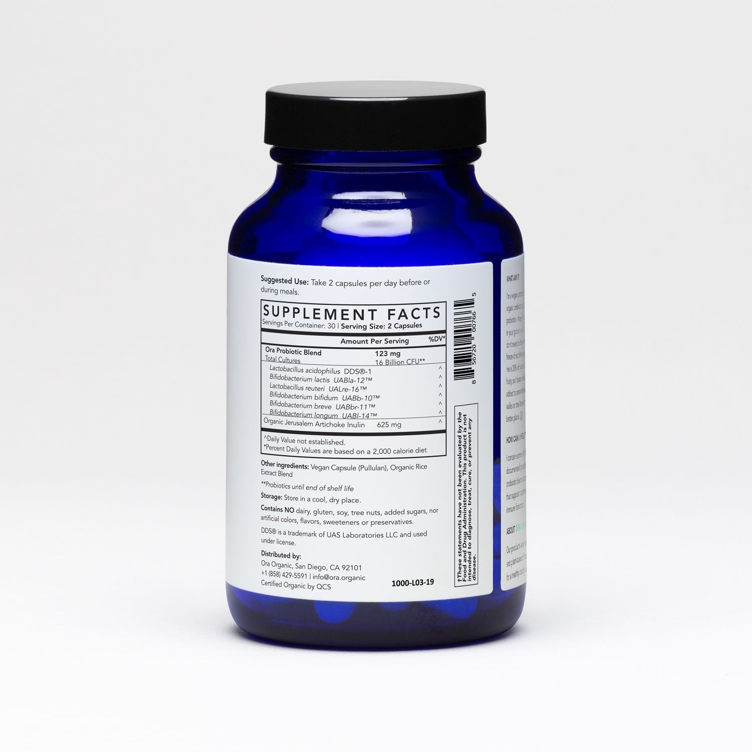 Plant-based Probiotics with Prebiotics Capsules