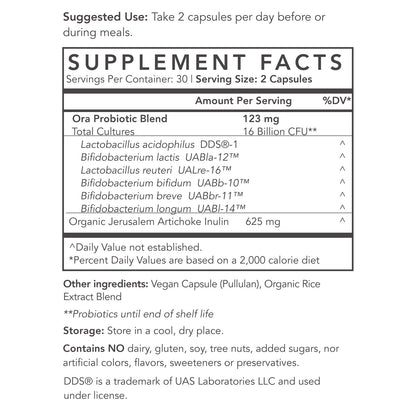 Plant-based Probiotics with Prebiotics Capsules