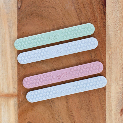 Baby-Led™ Toothbrush + Sensory Tongue Depressor by ezpz