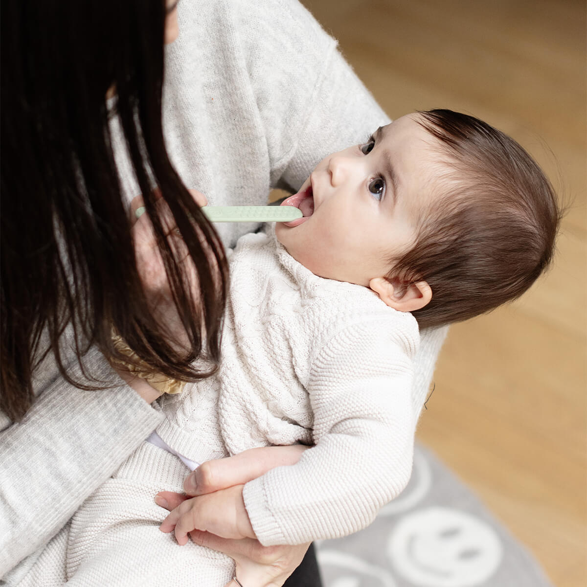 Baby-Led™ Toothbrush + Sensory Tongue Depressor by ezpz