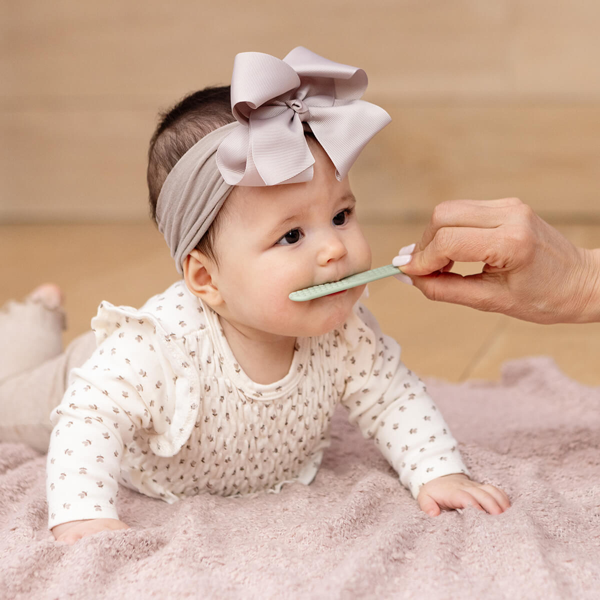 Baby-Led™ Toothbrush + Sensory Tongue Depressor by ezpz