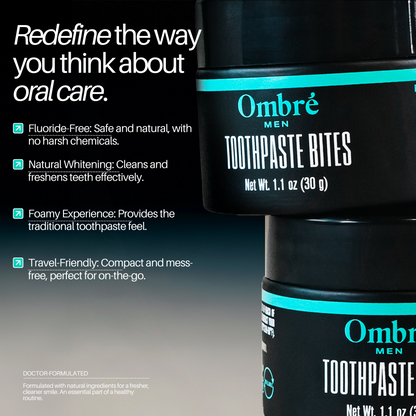 Toothpaste Bites by Ombré Men