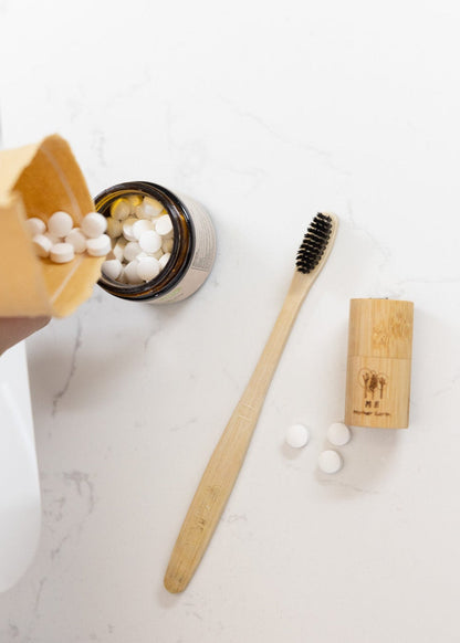 Zero Waste Toothpaste Tablets: Strawberry with NHA