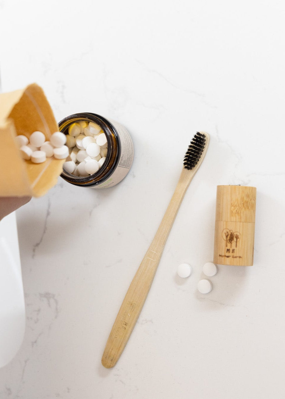 Zero Waste Toothpaste Tablets: Strawberry with NHA