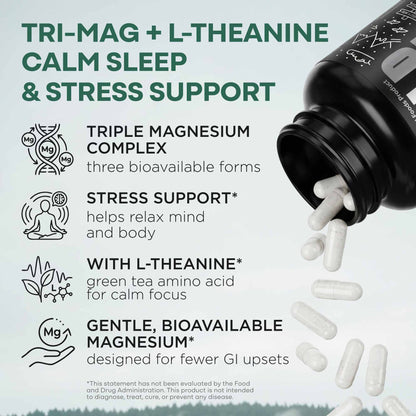 Wild Calm - Tri-Mag & L-Theanine