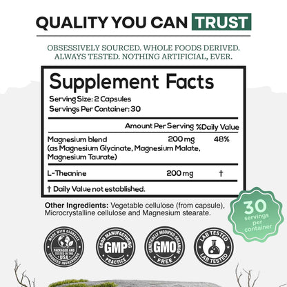 Wild Calm - Tri-Mag & L-Theanine