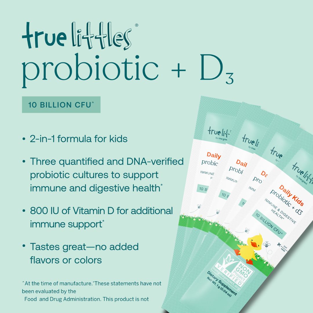 True Littles Daily Kids Probiotic + D3