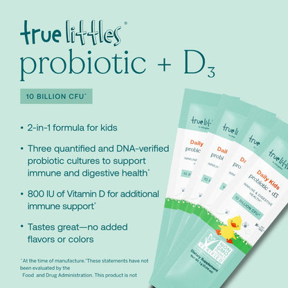 True Littles Daily Kids Probiotic + D3