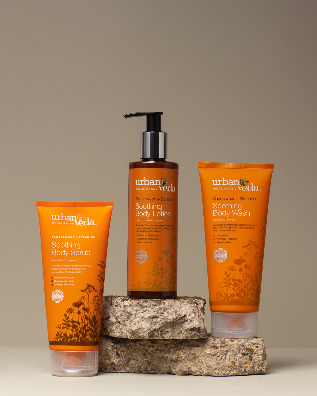 Soothing Ayurvedic Body Trio