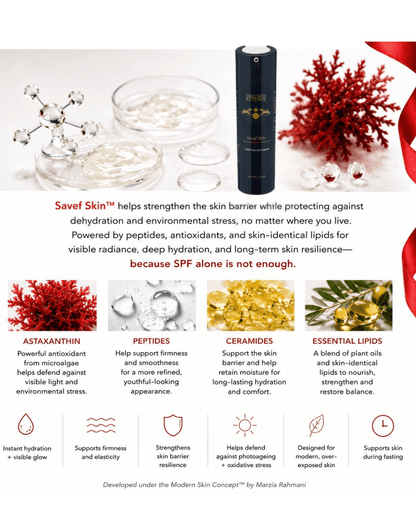 SAVEF SKIN™ Essential Face Serum | Complete Defense for Photoprotection, Barrier Support, Hydration, Brightening & Resilience
