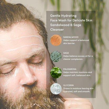 Soothing Daily Facial Wash for Dry & Sensitive Skin