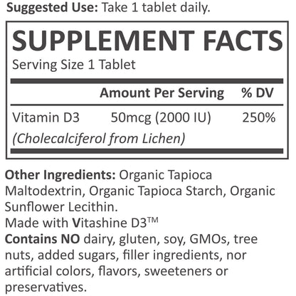 Plant-based Vitamin D Tablets